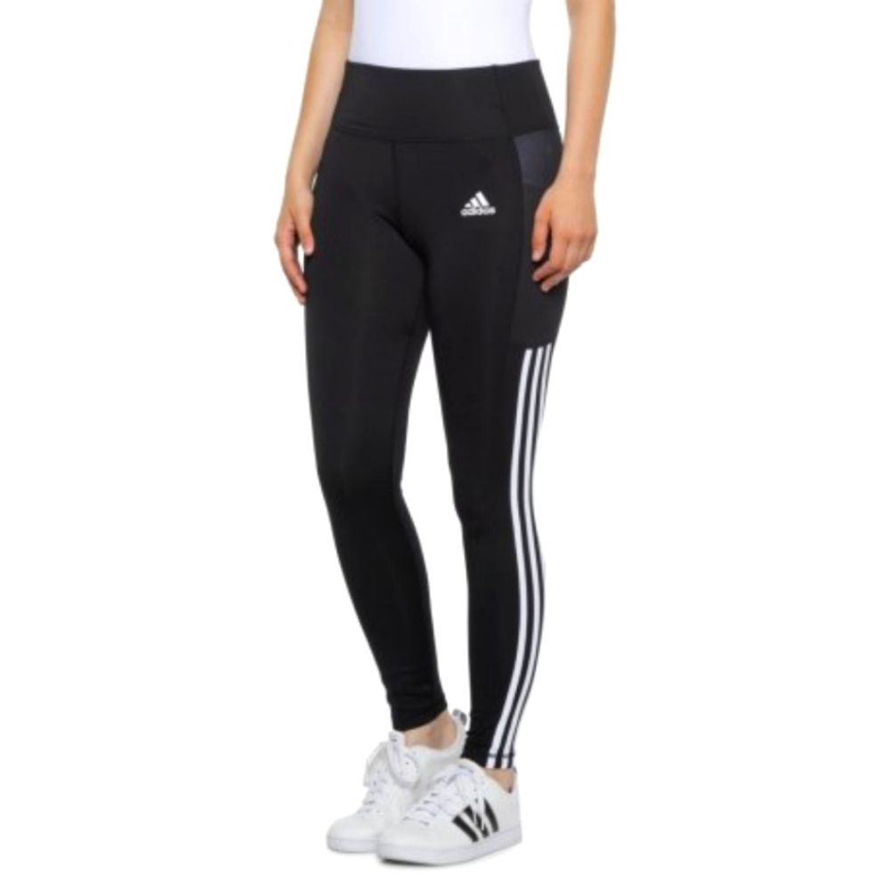 Adidas 3 Stripe PES Tights Leggings Size Medium